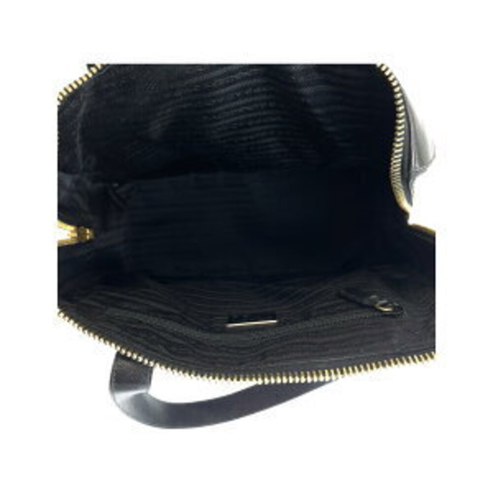 Prada tote black handbag bag Saffiano leather - Picture 9 of 10